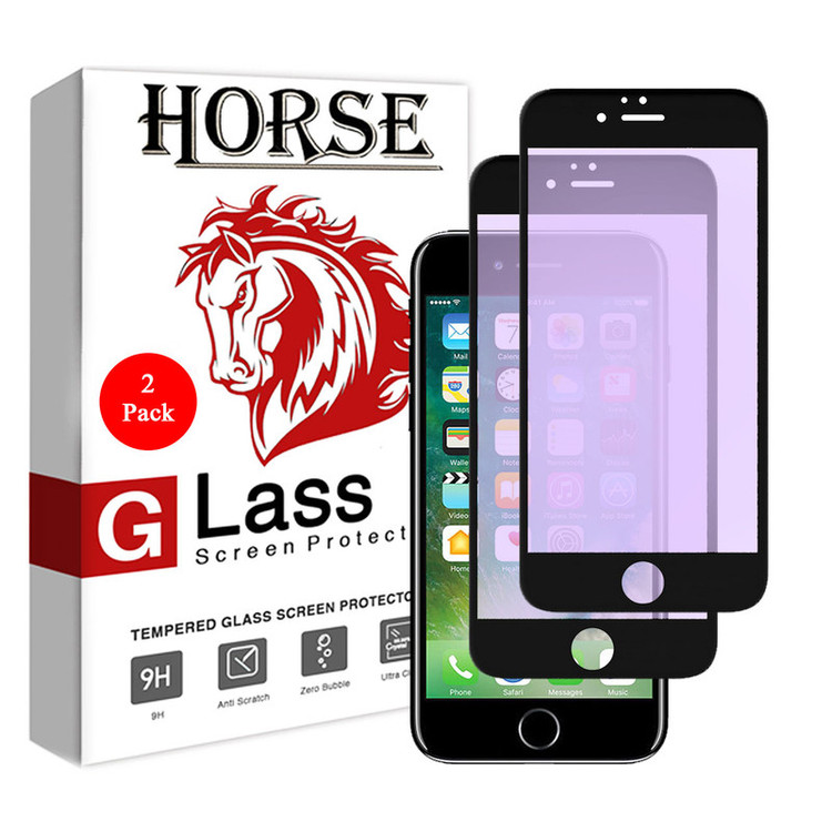 محافظ صفحه نمایش هورس مدل ABL مناسب برای گوشی موبایل اپل iPhone 7 / 8 بسته دو عددی