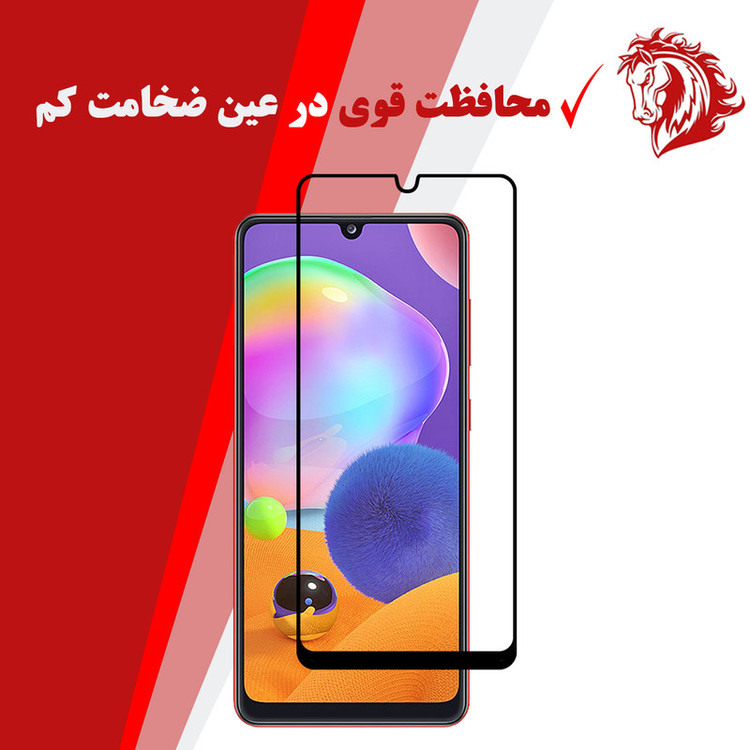 محافظ صفحه نمایش سرامیکی هورس مدل CRM مناسب برای گوشی موبایل سامسونگ Galaxy A31 بسته سه عددی