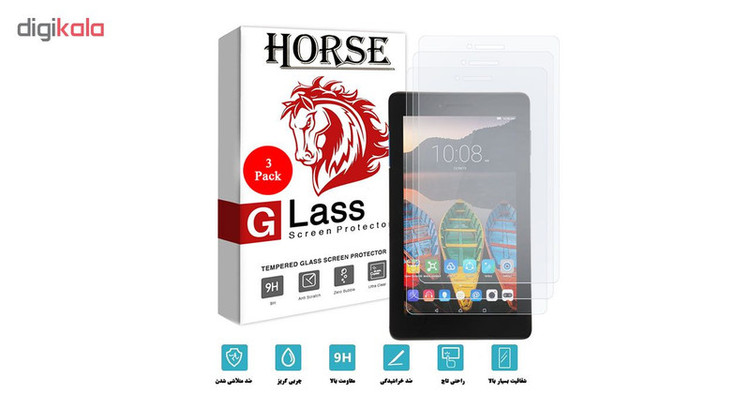 محافظ صفحه نمایش هورس مدل UCC مناسب برای تبلت لنوو Tab E7 TB-7104 بسته سه عددی
