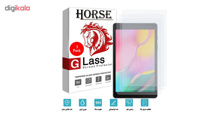 محافظ صفحه نمایش هورس مدل UCC مناسب برای تبلت سامسونگ Galaxy Tab A 8.0 2019 / T290 / T295 بسته سه عددی