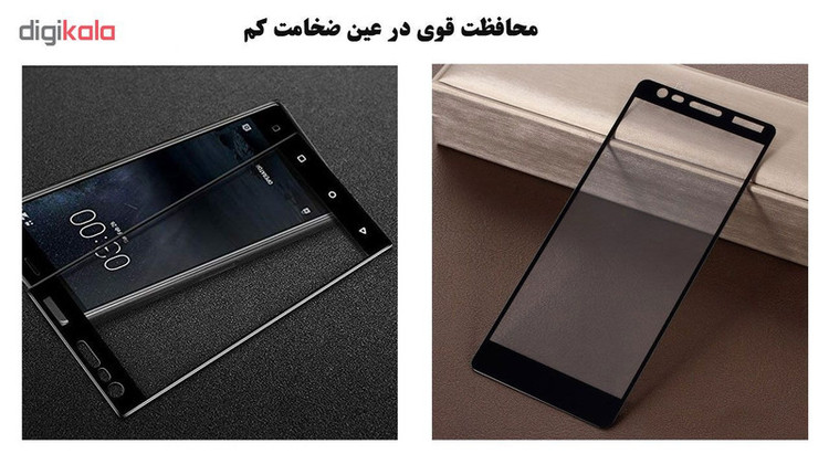 محافظ صفحه نمایش 5D هورس مدل FAG مناسب برای گوشی موبایل نوکیا 3 بسته سه عددی