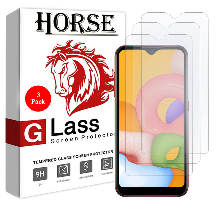 محافظ صفحه نمایش هورس مدل UCC مناسب برای گوشی موبایل سامسونگ Galaxy M01 بسته سه عددی