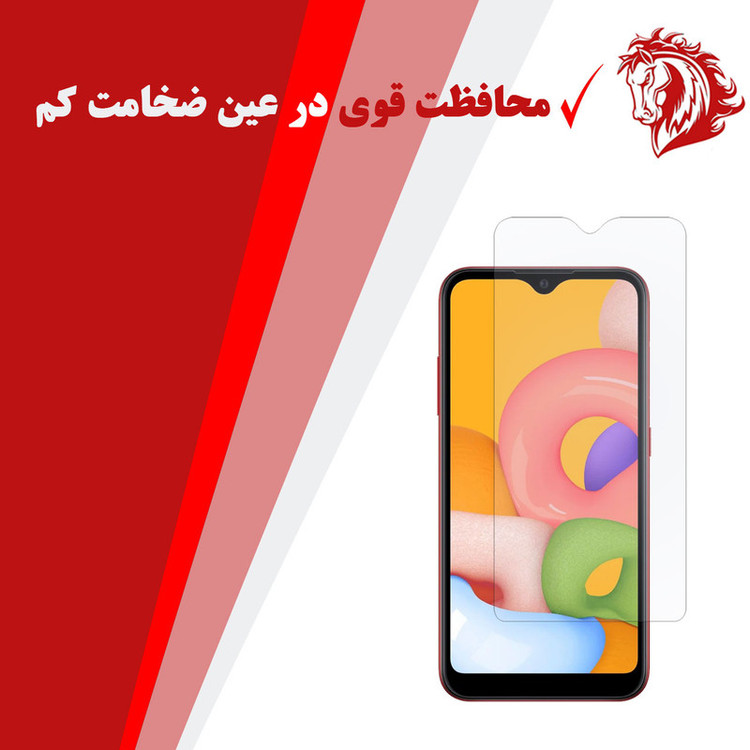 محافظ صفحه نمایش هورس مدل UCC مناسب برای گوشی موبایل سامسونگ Galaxy M01 بسته سه عددی