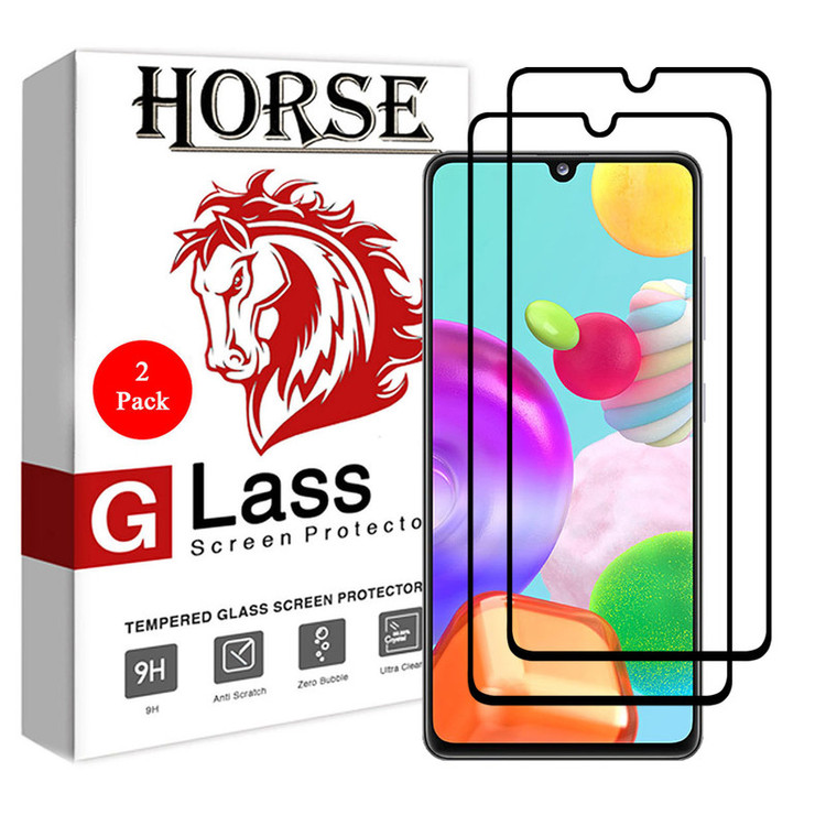 محافظ صفحه نمایش 5D هورس مدل FAG مناسب برای گوشی موبایل سامسونگ Galaxy A41 بسته دو عددی