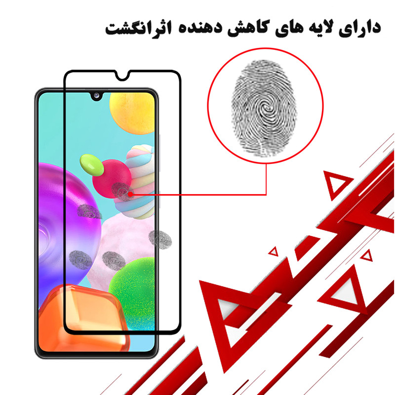 محافظ صفحه نمایش 5D هورس مدل FAG مناسب برای گوشی موبایل سامسونگ Galaxy A41 بسته دو عددی