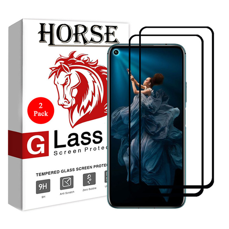 محافظ صفحه نمایش 5D هورس مدل FAG مناسب برای گوشی موبایل آنر 20 Pro بسته دو عددی