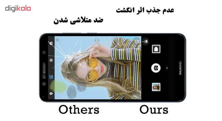 محافظ صفحه نمایش 5D هورس مدل CRM مناسب برای گوشی موبایل هوآوی Y6 Prime 2018 بسته سه عددی