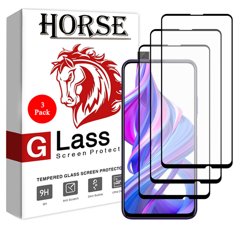 محافظ صفحه نمایش سرامیکی هورس مدل CMT مناسب برای گوشی موبایل آنر 9X Pro بسته سه عددی