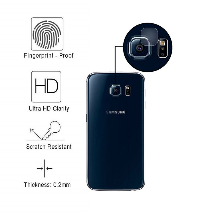 محافظ لنز دوربین هورس مدل SGL01 مناسب برای گوشی موبایل سامسونگ Galaxy S6