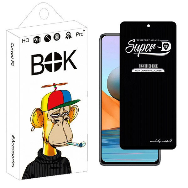 محافظ صفحه نمایش بوک مدل Transparent SuperD مناسب برای گوشی موبایل شیائومی Redmi Note 10S