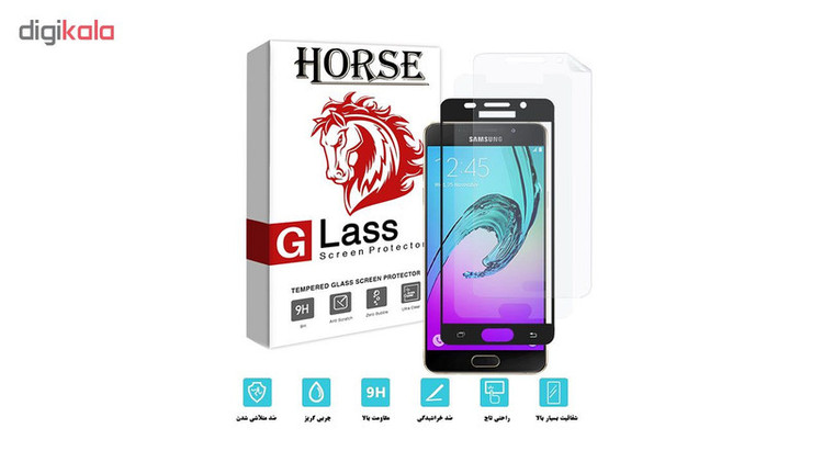 محافظ صفحه نمایش 5D و نانو هورس مدل FAG مناسب برای گوشی موبایل سامسونگ Galaxy A5 2016 مجموعه سه عددی