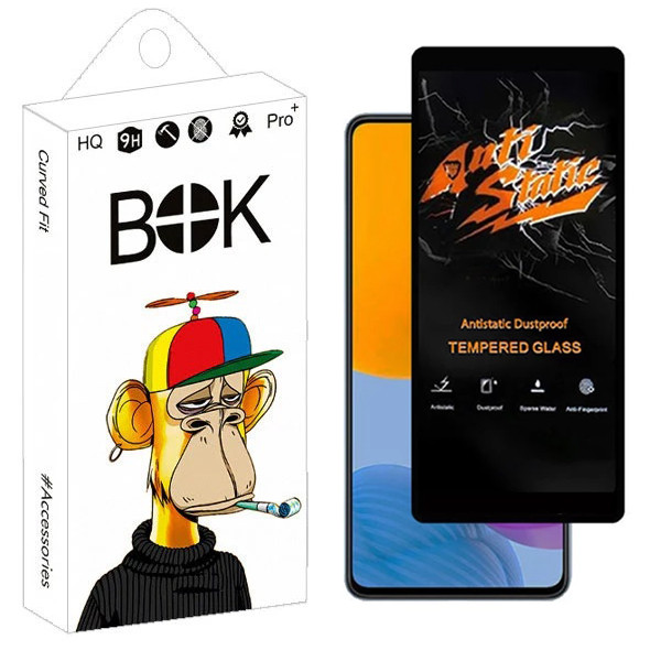 محافظ صفحه نمایش بوک مدل Gold Antistatic مناسب برای گوشی موبایل سامسونگ Galaxy A73 5G