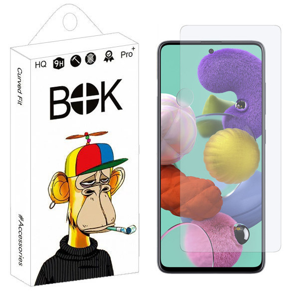 محافظ صفحه نمایش شیشه ای بوک مدل Explicit مناسب برای گوشی موبایل سامسونگ Galaxy A51 / A51 5G / A52 / A52s / A53 5G / S20 FE / M31s