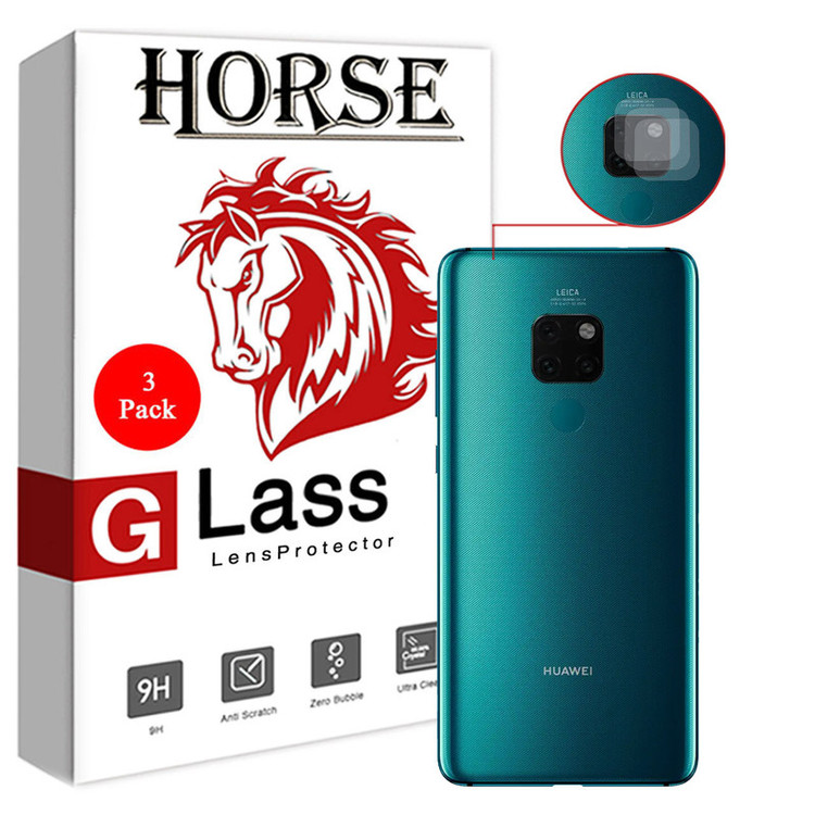 محافظ لنز دوربین هورس مدل UTF مناسب برای گوشی موبایل هوآوی Mate 20 Pro بسته سه عددی