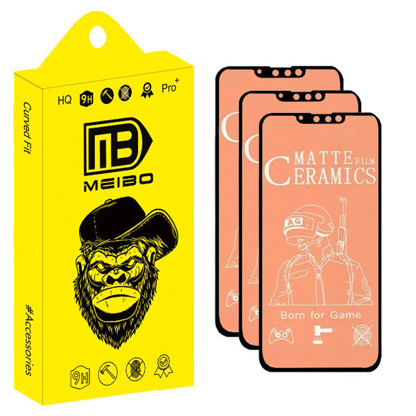 محافظ صفحه نمایش مات میبو مدل MAAT مناسب برای گوشی موبایل اپل IPHONE 12promax بسته سه عددی