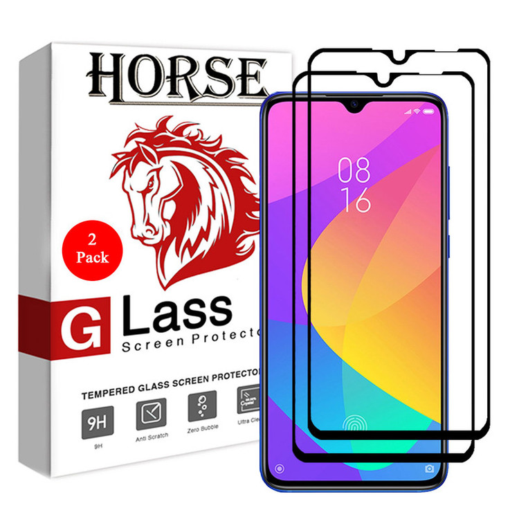 محافظ صفحه نمایش 5D هورس مدل FAG مناسب برای گوشی موبایل شیائومی Mi CC9 بسته دو عددی