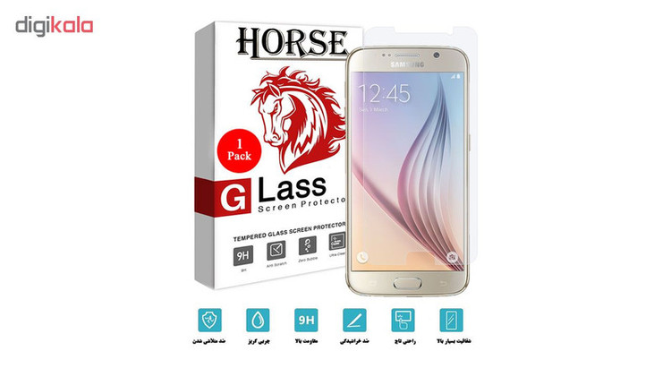 محافظ صفحه نمایش هورس مدل UCC مناسب برای گوشی موبایل سامسونگ Galaxy S6