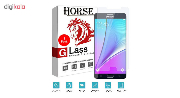 محافظ صفحه نمایش هورس مدل UCC مناسب برای گوشی موبایل سامسونگ Galaxy Note5