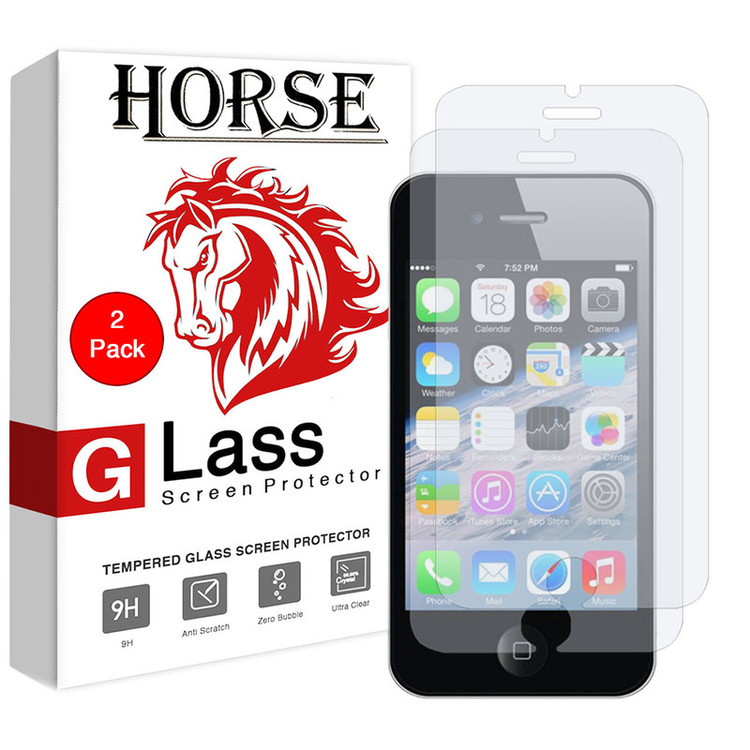 محافظ صفحه نمایش هورس مدل UCC مناسب برای گوشی موبایل اپل iPhone 4 / 4S بسته دو عددی