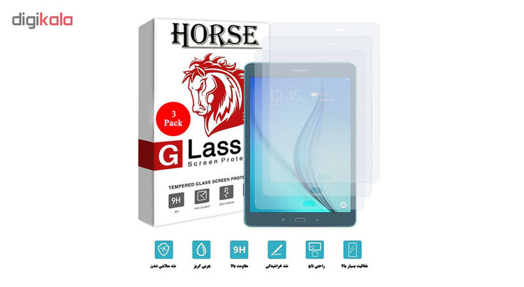 محافظ صفحه نمایش هورس مدل UCC مناسب برای تبلت سامسونگ Galaxy Tab A 8 2017 T380 / T385 بسته سه عددی
