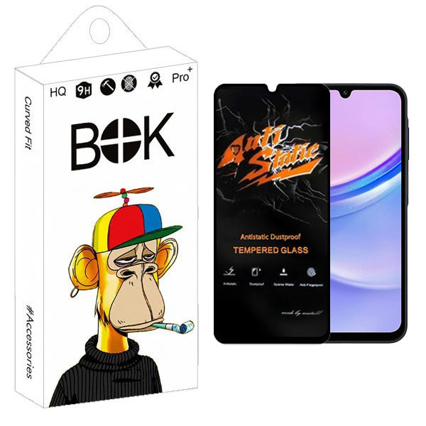 محافظ صفحه نمایش بوک مدل Carbon Antistatic مناسب برای گوشی موبایل سامسونگ Galaxy A24 4G