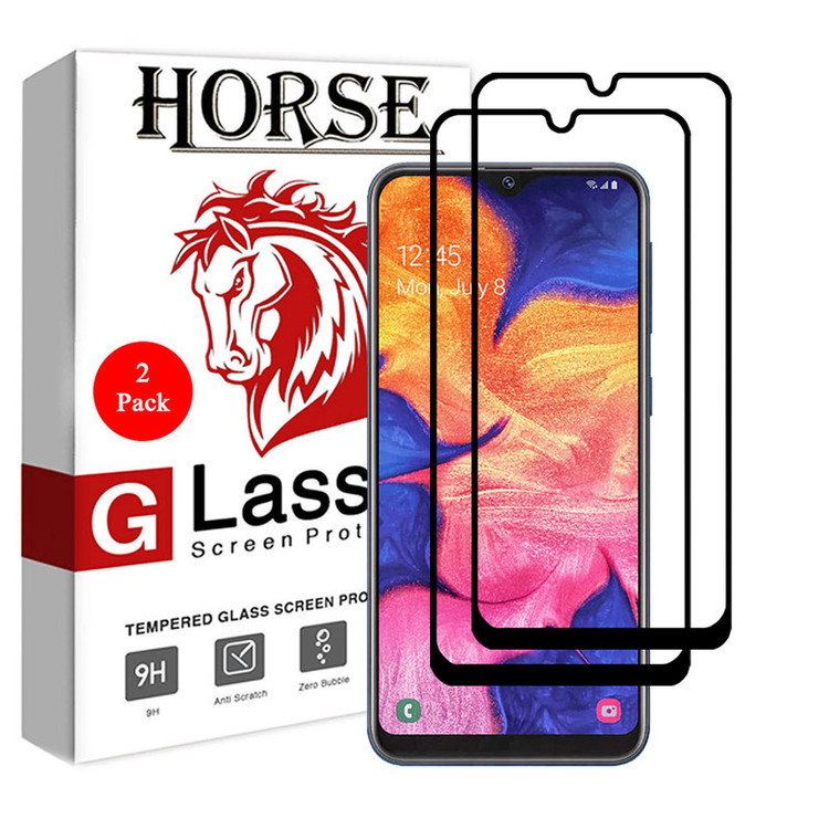 محافظ صفحه نمایش 5D هورس مدل FAG مناسب برای گوشی موبایل سامسونگ Galaxy A10e بسته دو عددی
