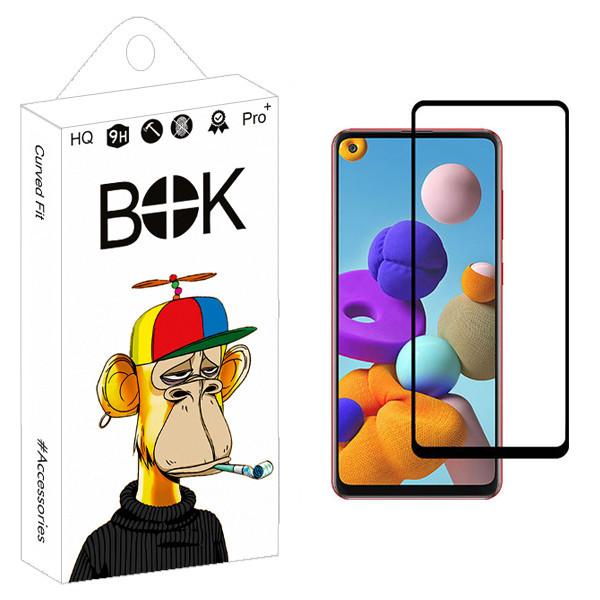 محافظ صفحه نمایش مات بوک مدل +HD مناسب برای گوشی موبایل سامسونگ Galaxy A21s