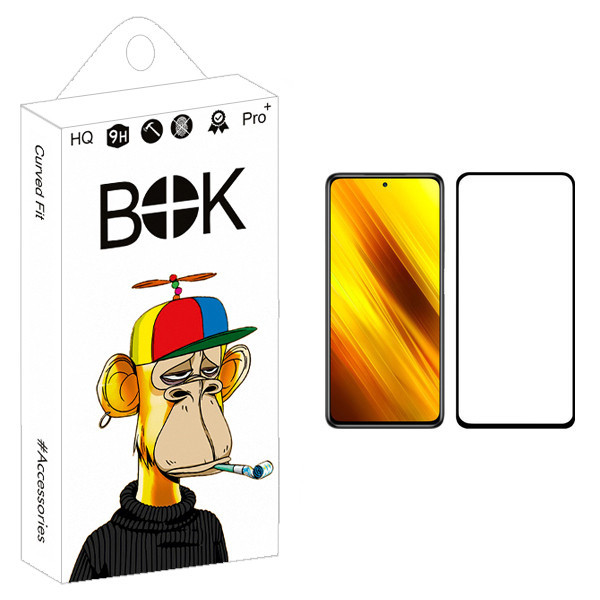 محافظ صفحه نمایش بوک مدل +HD مناسب برای گوشی موبایل شیائومی Poco X3 NFC