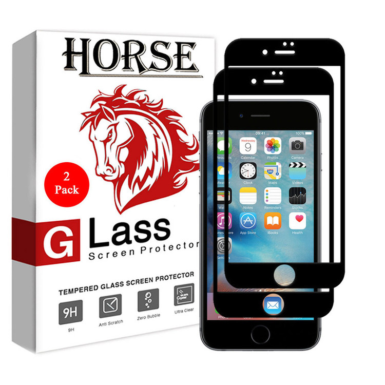 محافظ صفحه نمایش سرامیکی هورس مدل CRM مناسب برای گوشی موبایل اپل iPhone 6 Plus بسته دو عددی