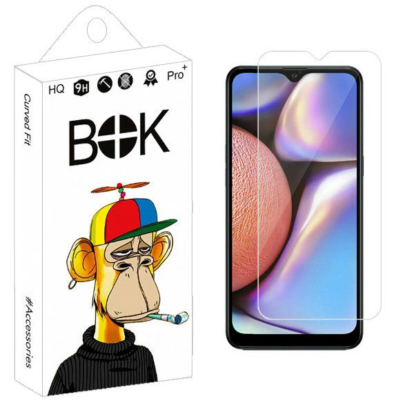 محافظ صفحه نمایش شیشه ای بوک مدل Transparent Plus مناسب برای گوشی موبایل سامسونگ Galaxy A10S / A10 / M10