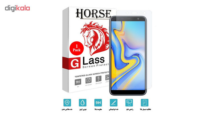 محافظ صفحه نمایش هورس مدل FSN مناسب برای گوشی موبایل سامسونگ Galaxy J6 Plus 2018