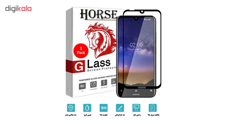 محافظ صفحه نمایش 5D هورس مدل FAG مناسب برای گوشی موبایل نوکیا 2.2
