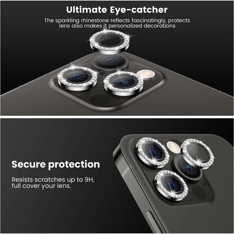 محافظ لنز دوربین رینگی نگین دار میبو مدل Jewel Ring مناسب برای گوشی موبایل سامسونگ Galaxy A35 / A55 / A06 / S24 FE / IP 14 / IP 15