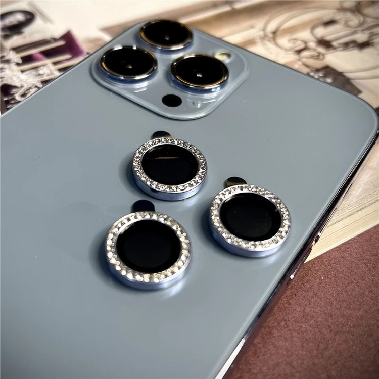 محافظ لنز دوربین رینگی نگین دار میبو مدل Jewel Ring مناسب برای گوشی موبایل سامسونگ Galaxy A35 / A55 / A06 / S24 FE / IP 14 / IP 15