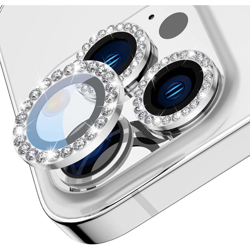 محافظ لنز دوربین رینگی نگین دار میبو مدل Diamond Ring مناسب برای گوشی موبایل سامسونگ Galaxy A35 / A55 / A06 / S24 FE / IP 14 / IP 15