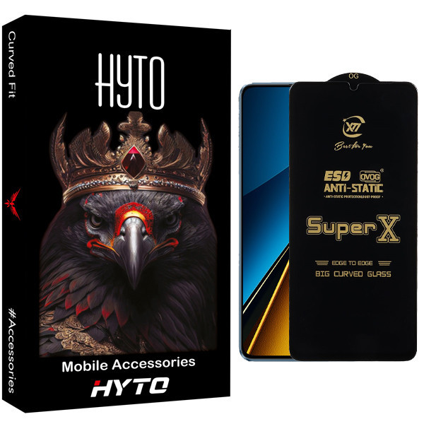 محافظ صفحه نمایش هیتو مدل SuperX Guard مناسب برای گوشی موبایل شیائومی POCO M5/X5/X6/RM10 5G/10A/20A/A15s/Sam A9/SAM A03/A13 4G/5G/A23 4G/5G/F23 5G/M13 5G/23/32 5G/M33 5G/A32 5G/A12/F12/F13