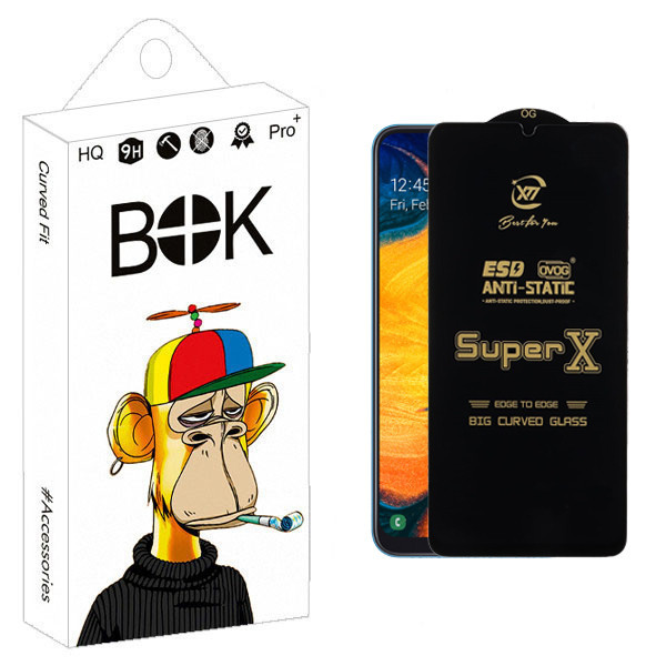 محافظ صفحه نمایش بوک مدل SuperX Pro مناسب برای گوشی موبایل سامسونگ Galaxy A20 / A30 / A50 /M30 / A40s / A50s /M30s / M10s / A30s / M31 / M21 / F41 / M21s