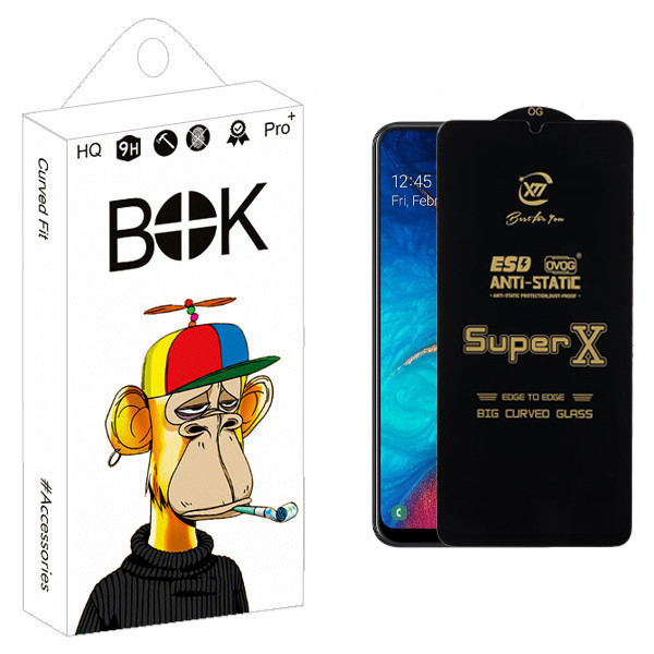 محافظ صفحه نمایش بوک مدل SuperX Guard مناسب برای گوشی موبایل سامسونگ Galaxy A20 / A30 / A50 /M30 / A40s / A50s /M30s / M10s / A30s / M31 / M21 / F41 / M21s