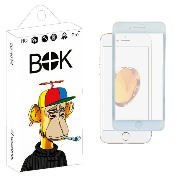 محافظ صفحه نمایش حریم شخصی بوک مدل Black View مناسب برای گوشی موبایل اپل iPhone 7 Plus / 8 Plus