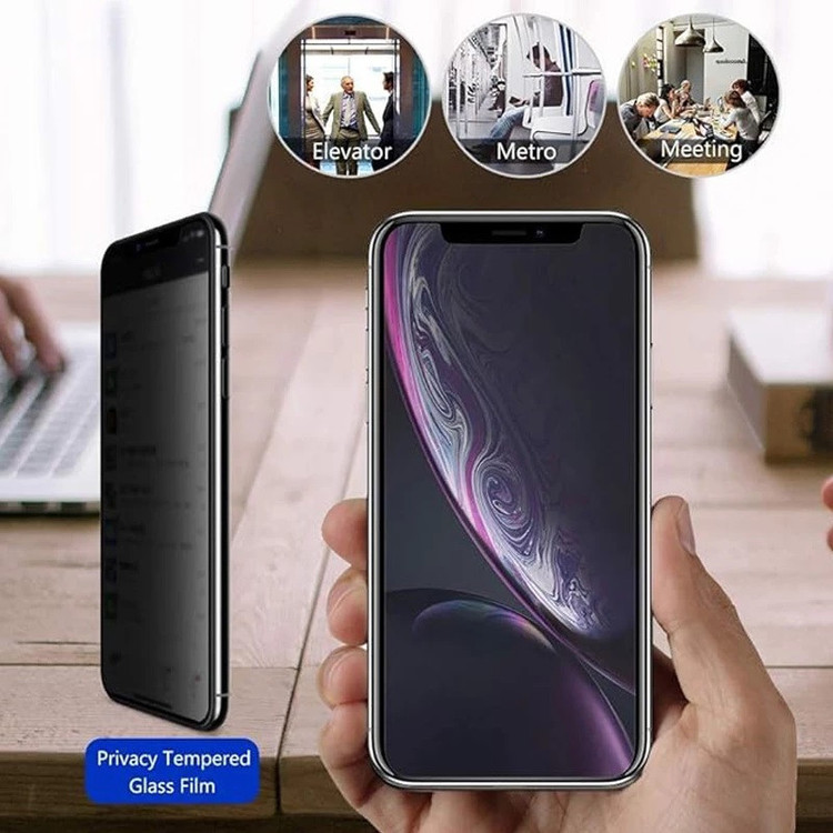 محافظ صفحه نمایش حریم شخصی بوک مدل Black View مناسب برای گوشی موبایل اپل iPhone 7 Plus / 8 Plus