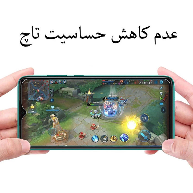 محافظ صفحه نمایش شیشه ای بوک مدل Titan Shield مناسب برای گوشی موبایل سامسونگ Galaxy A20 / A30 بسته دو عددی