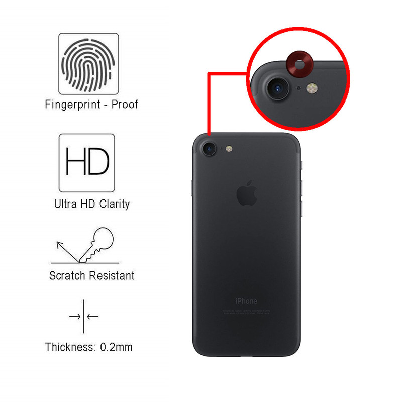 محافظ لنز دوربین هورس مدل STL-RD مناسب برای گوشی موبایل اپل iPhone 7
