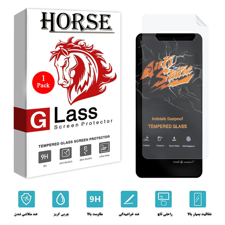 محافظ صفحه نمایش هورس مدل 2ASN مناسب برای گوشی موبایل شیائومی Black Shark 4 Pro به همراه محافظ پشت گوشی