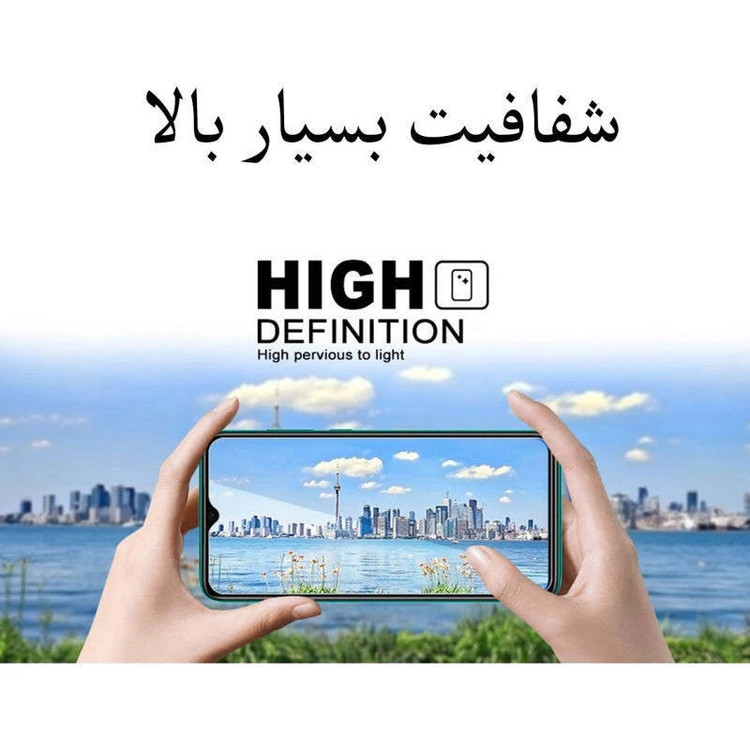 محافظ صفحه نمایش شیشه ای بوک مدل Reflectix مناسب برای گوشی موبایل سامسونگ Galaxy J3 2018 بسته دو عددی