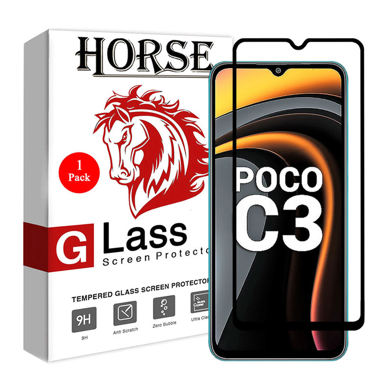 محافظ صفحه نمایش 5D هورس مدل FAG مناسب برای گوشی موبایل شیائومی Poco C3