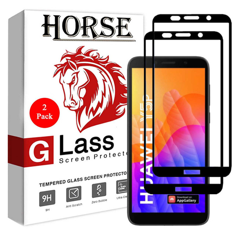 محافظ صفحه نمایش 5D هورس مدل FAG مناسب برای گوشی موبایل هوآوی Y5p بسته دو عددی
