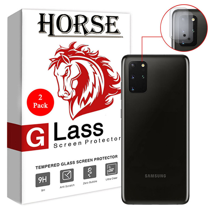 محافظ لنز دوربین هورس مدل UTF مناسب برای گوشی موبایل سامسونگ Galaxy S20 Plus بسته دو عددی