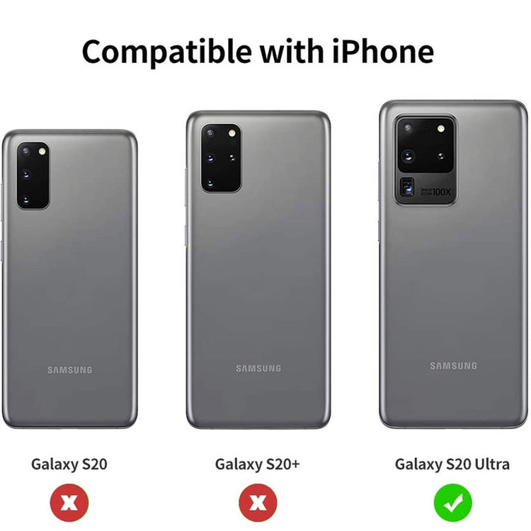 محافظ لنز دوربین هورس مدل UTF مناسب برای گوشی موبایل سامسونگ Galaxy S20 Ultra بسته سه عددی