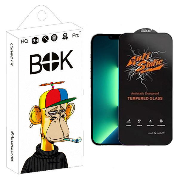 محافظ صفحه نمایش بوک مدل Antistatic Guard مناسب برای گوشی موبایل اپل iPhone 13 / 13 Pro / 14
