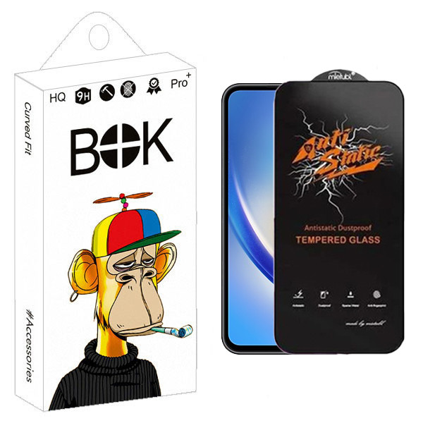 محافظ صفحه نمایش بوک مدل Antistatic Guard مناسب برای گوشی موبایل سامسونگ Galaxy a34 5g